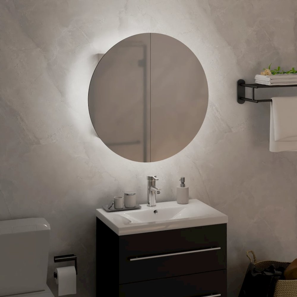 Bathroom Cabinet White Engineered wood Medium Bathroom Cabinet