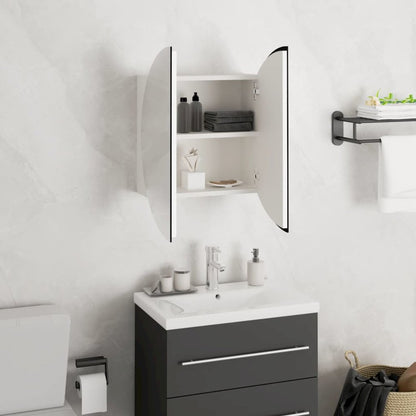 Bathroom Cabinet White Engineered wood Medium Bathroom Cabinet