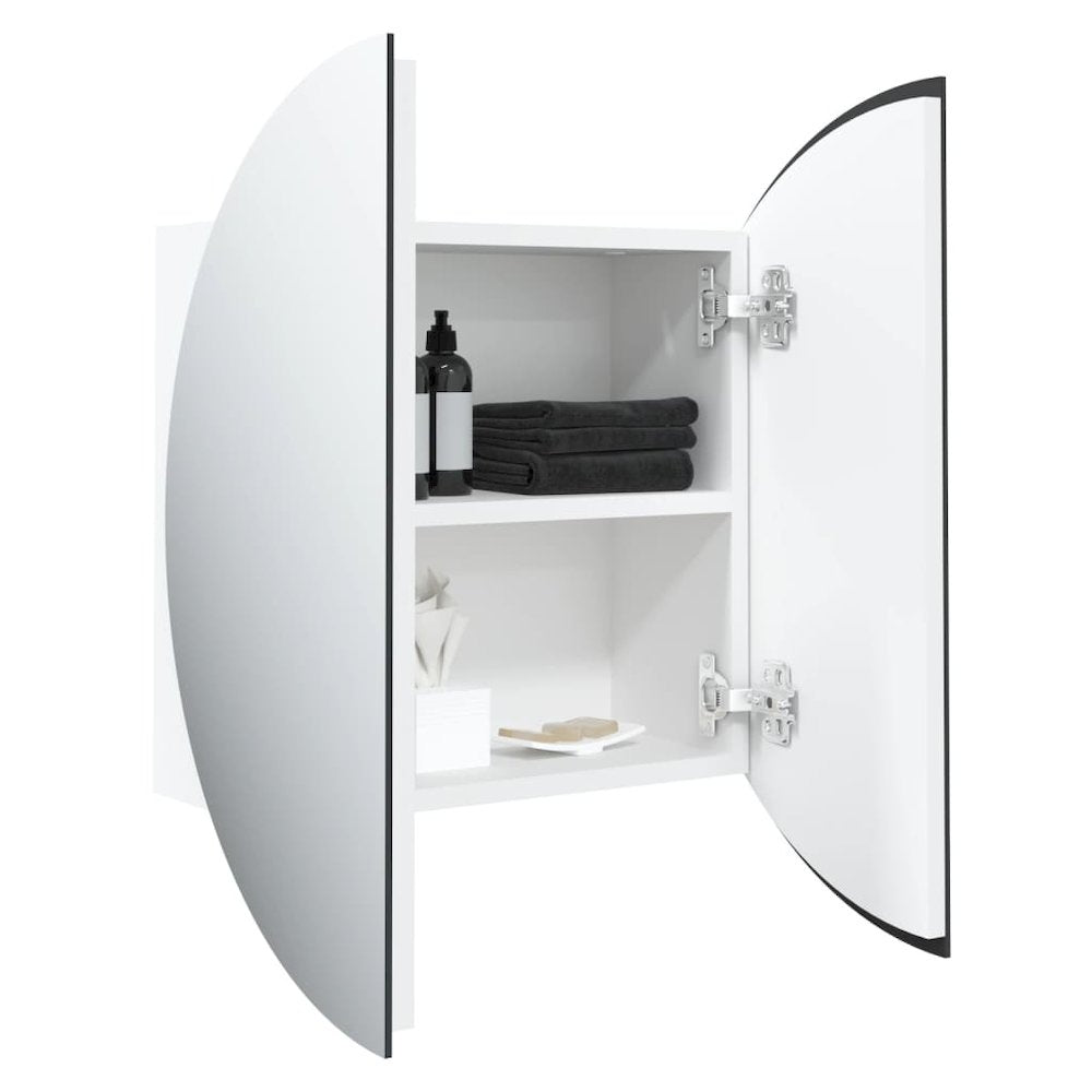 Bathroom Cabinet White Engineered wood Medium Bathroom Cabinet
