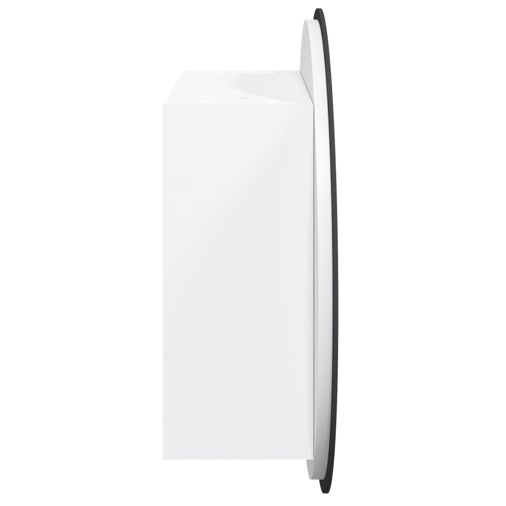 Bathroom Cabinet White Engineered wood Medium Bathroom Cabinet