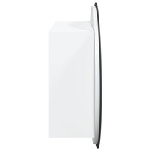Bathroom Cabinet White Engineered wood Medium Bathroom Cabinet