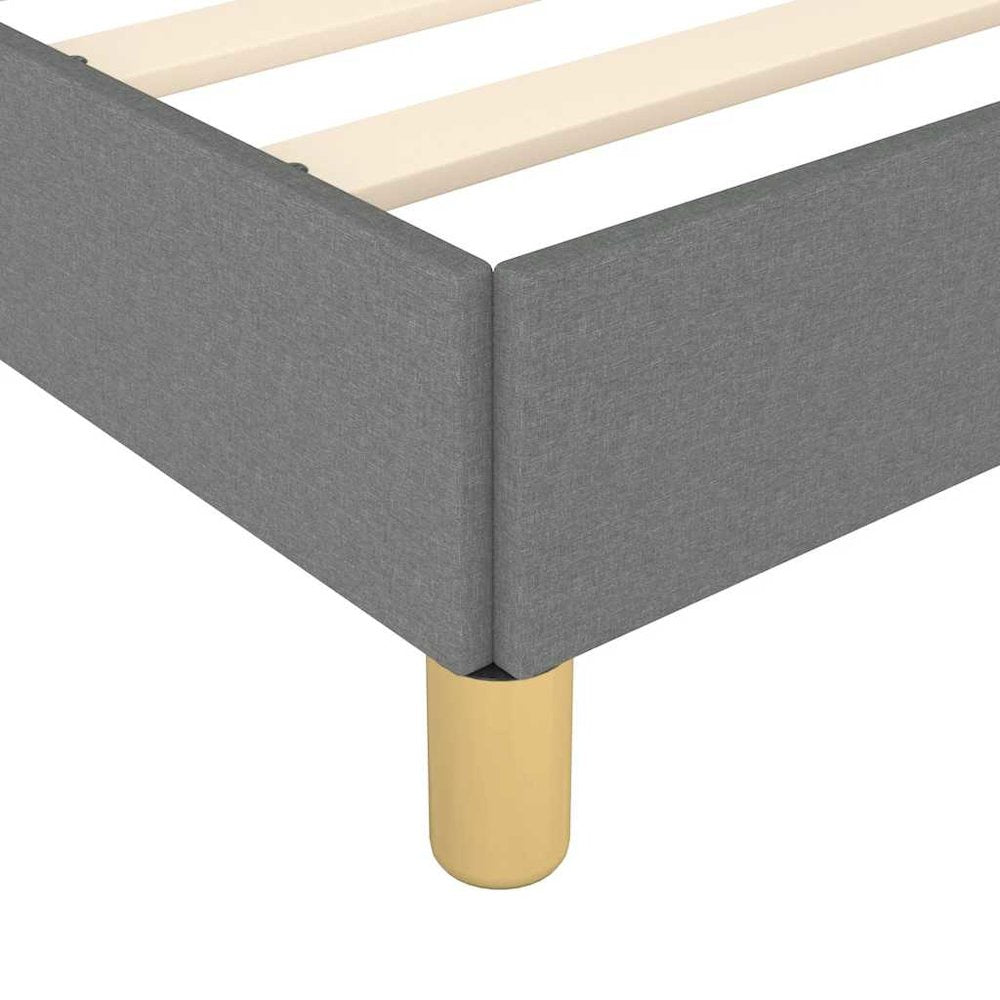 Bed Frame With Headboard Dark Gray