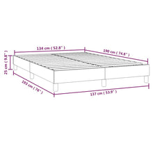 Bed Frame Dark grey Velvet (100% polyester), Plywood, Engineered Wood