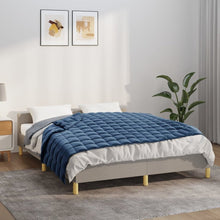 Weighted Blanket Blue Fabric (100% brushed polyester microfiber)