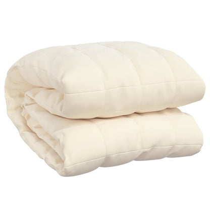 Weighted Blanket Light cream Polyester microfiber King