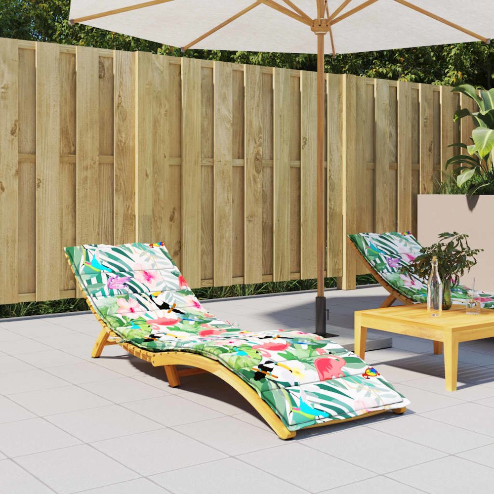 Sun Lounger Cushion Multicolour Oxford fabric (100% polyester)