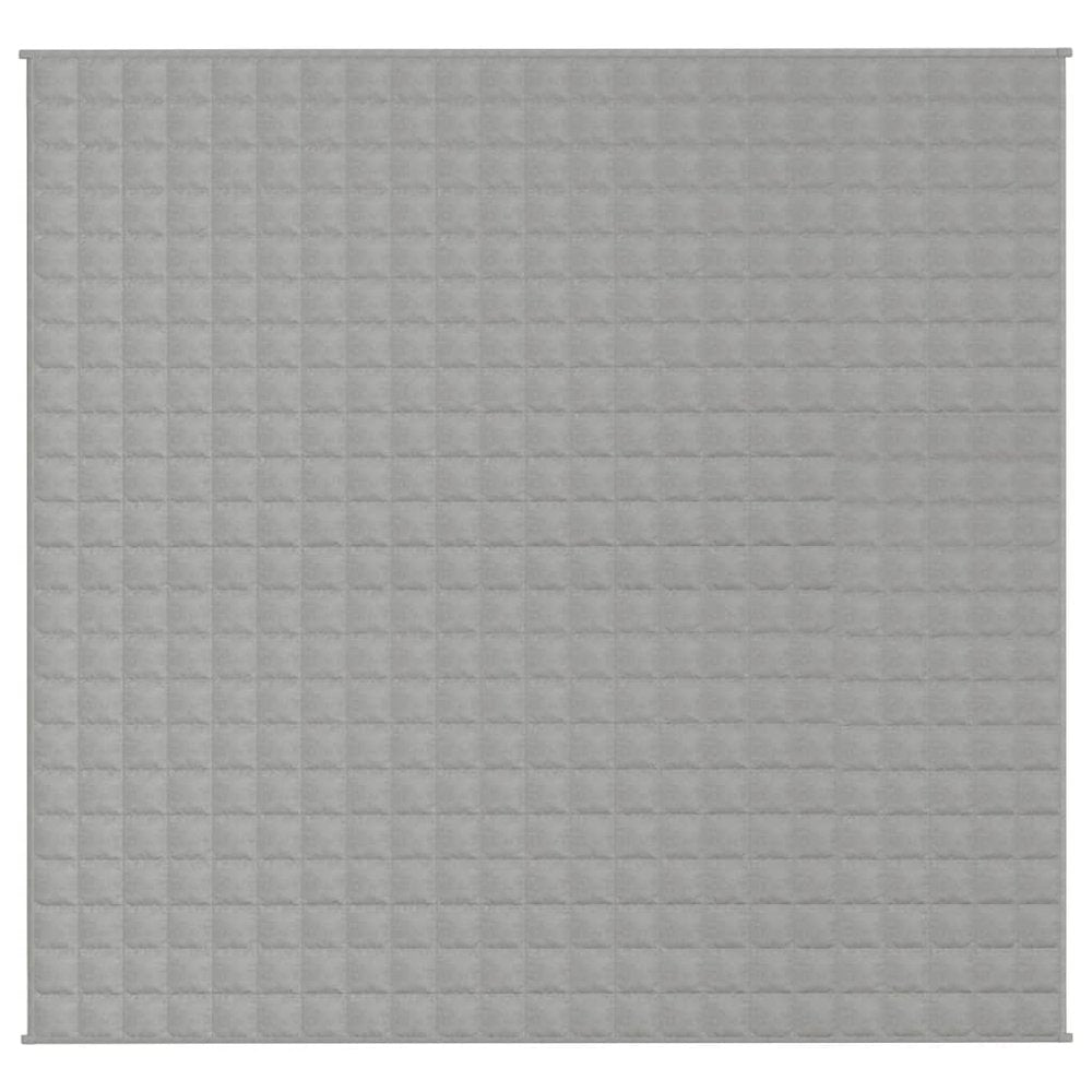 Weighted Blanket Gray Cotton, Polyester, Glass beads King