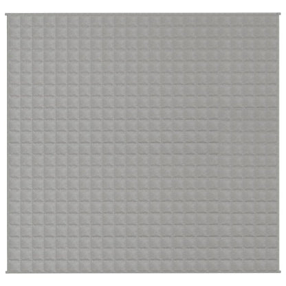 Weighted Blanket Grey Cotton, Polyester, Glass Beads 86.6 x 90.6 in