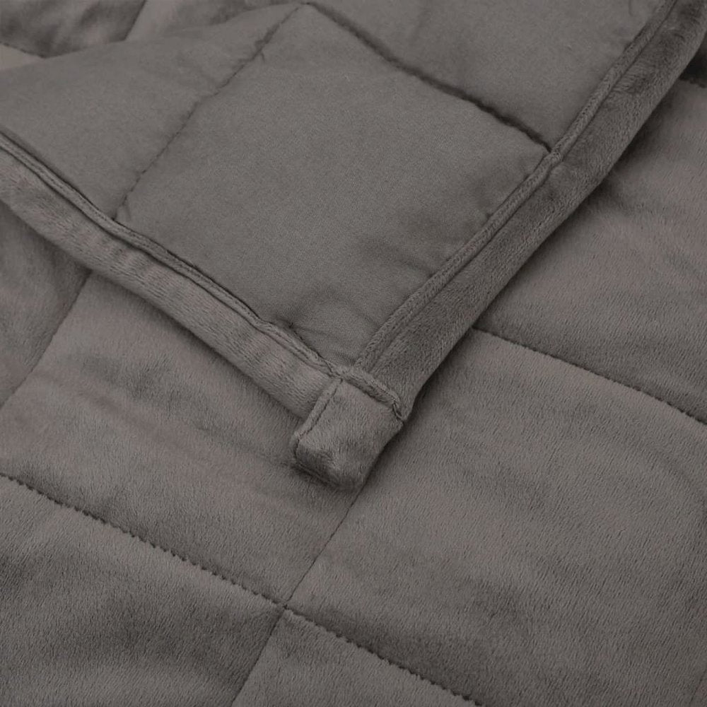 Weighted Blanket Gray 100% brushed polyester microfiber Twin