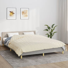 Weighted Blanket Light cream Brushed polyester microfibre King