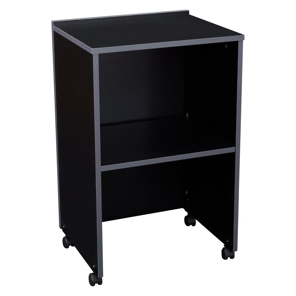 Oklahoma Sound® AV Cart/Lectern Base, Black