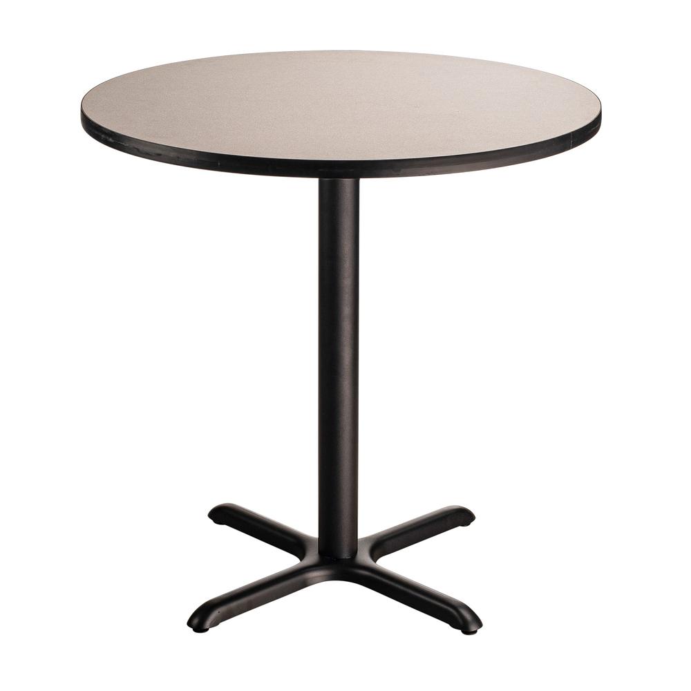 NPS® Café Table, 36" Round, X Base, 36" Height, Particleboard Core/T-Mold