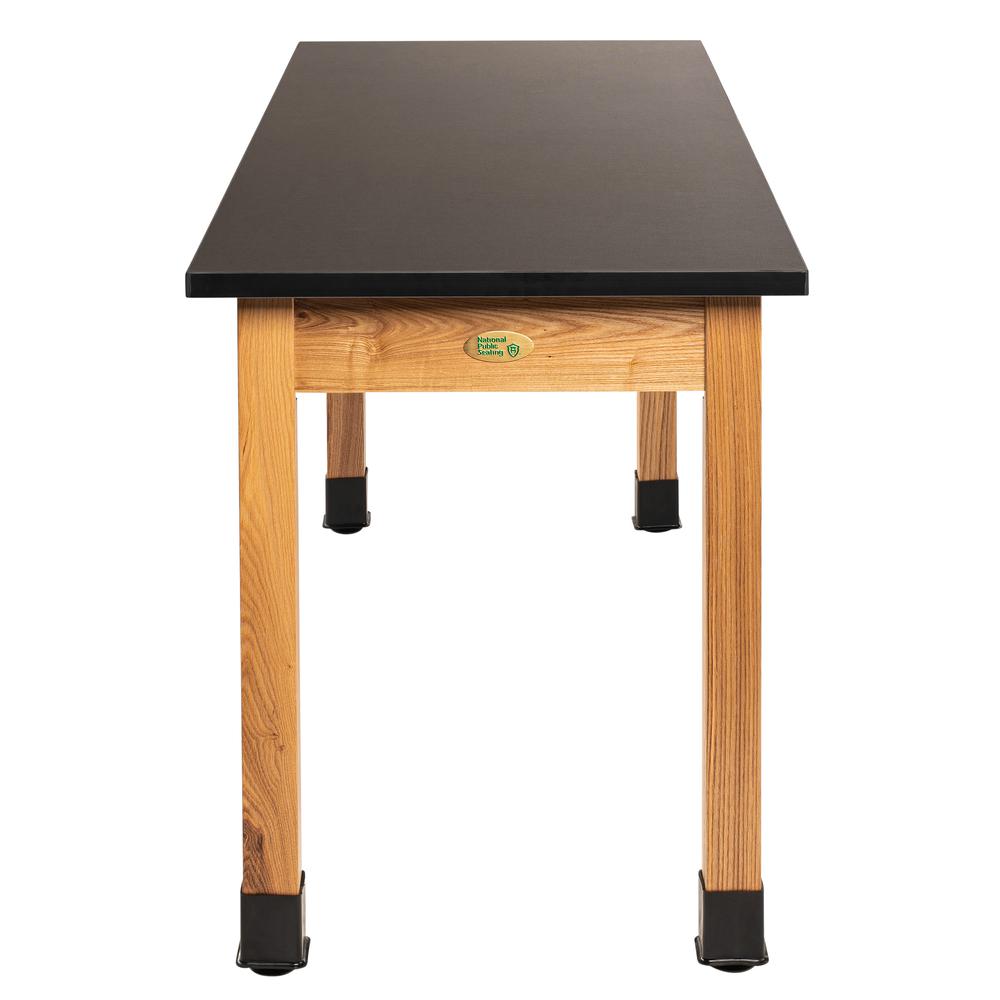 NPS® Wood Science Lab Table, 24 x 60 x 30, Chemical Resistant Top