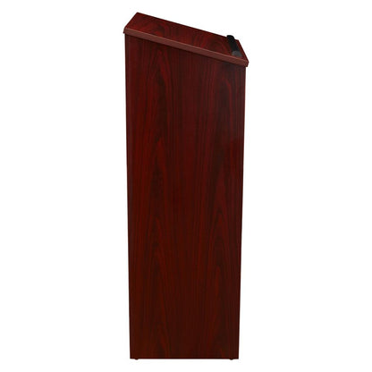 Oklahoma Sound® Full Floor Lectern, Mahogany