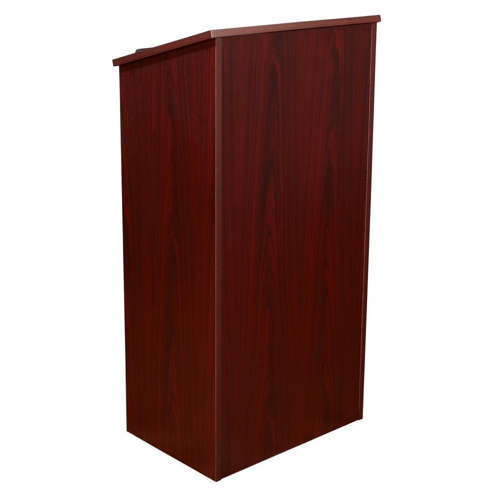 Oklahoma Sound® Full Floor Lectern, Mahogany