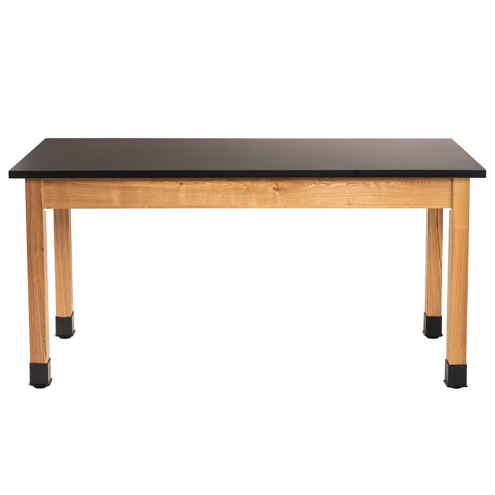 NPS® Wood Science Lab Table, 30 x 60 x 30, Chemical Resistant Top