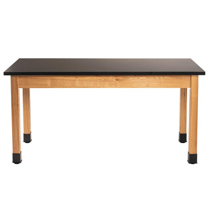 NPS® Wood Science Lab Table, 30 x 60 x 30, Chemical Resistant Top