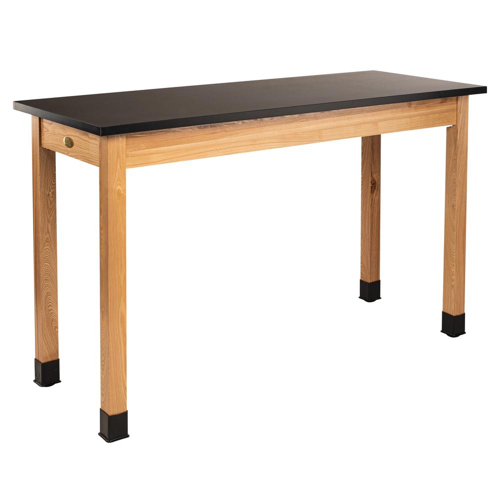 NPS® Wood Science Lab Table, 30 x 72 x 36, Chemical Resistant Top