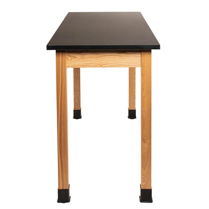 NPS® Wood Science Lab Table, 30 x 72 x 36, Chemical Resistant Top