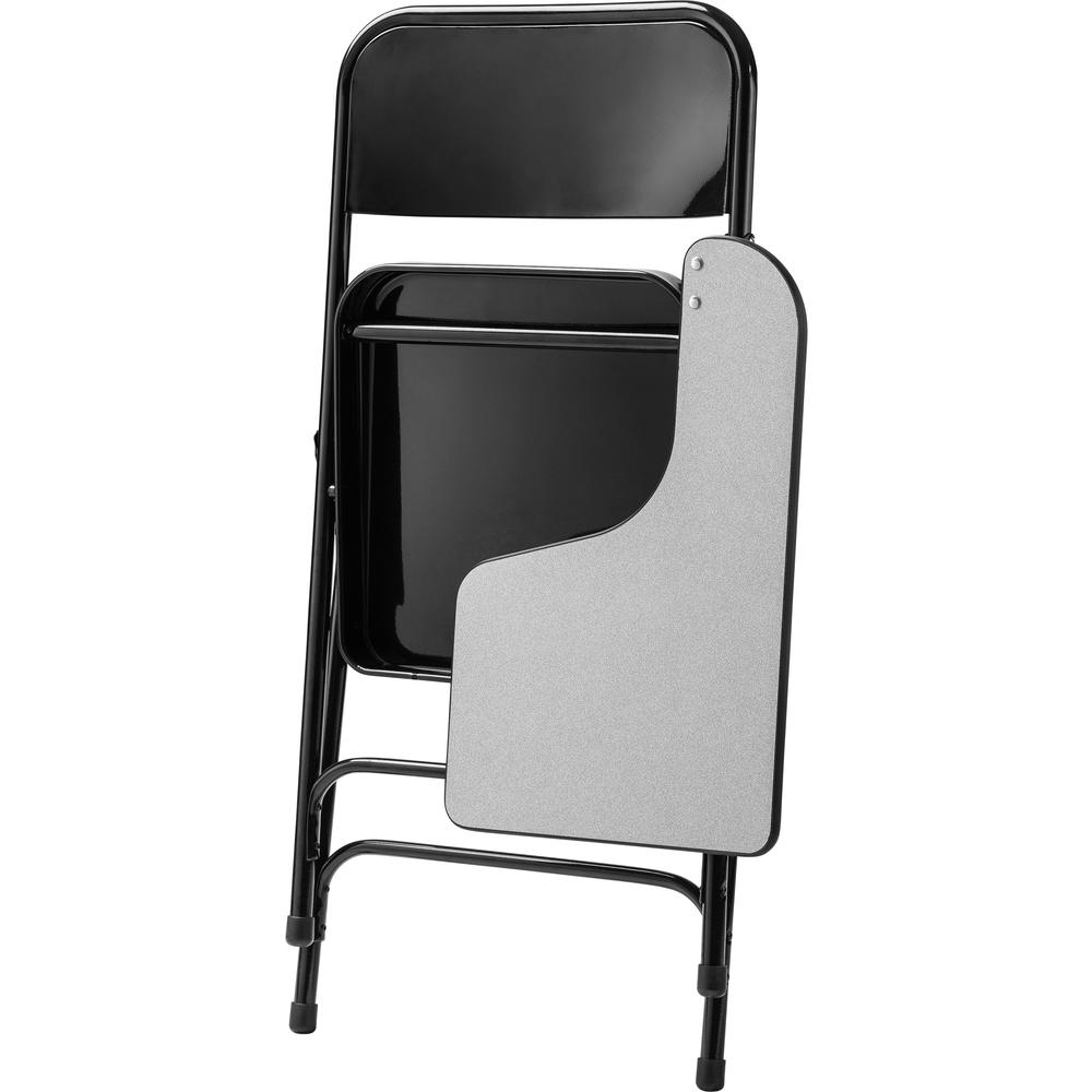 NPS® 5200 Series Tablet Arm Folding Chair, Left Arm, Black (Pack of 2)