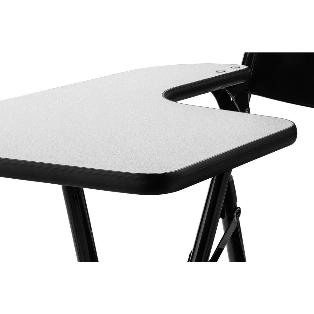 NPS® 5200 Series Tablet Arm Folding Chair, Right Arm, Black (Pack of 2)