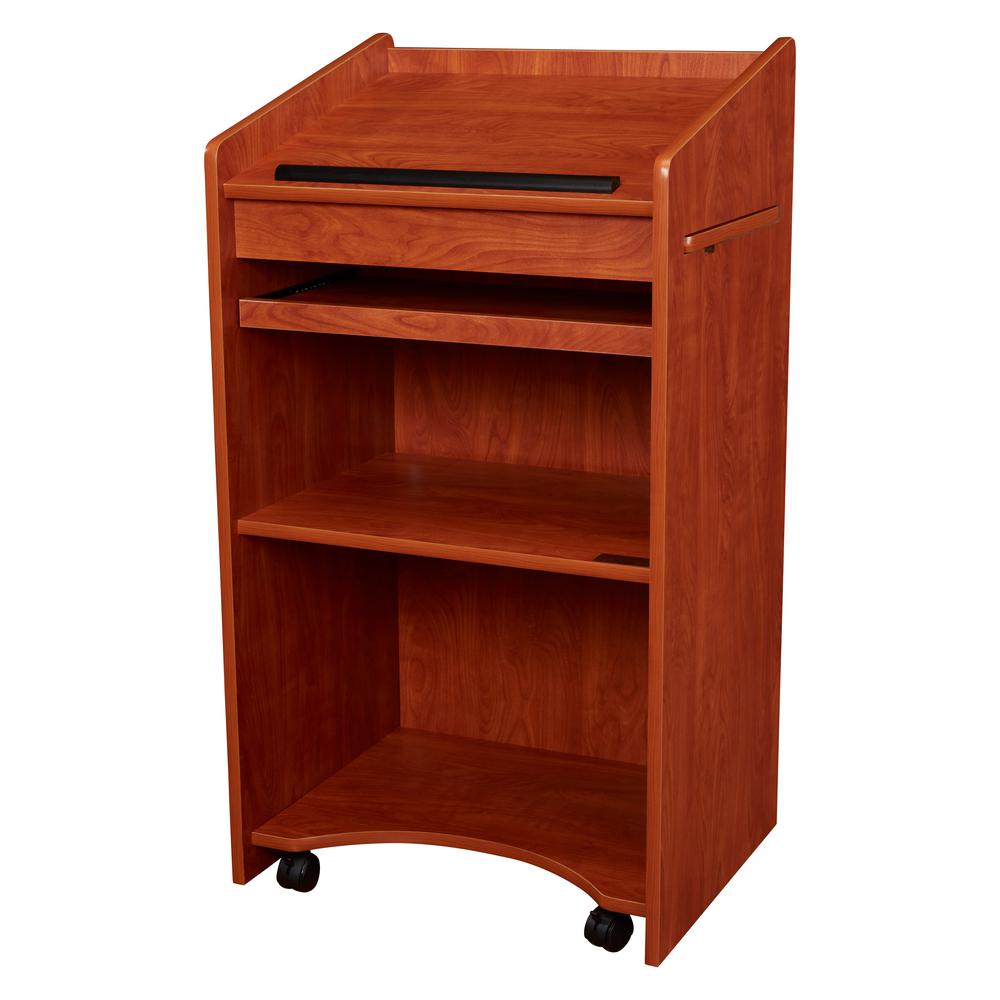 Oklahoma Sound® Aristocrat Non-Sound Lectern, Cherry