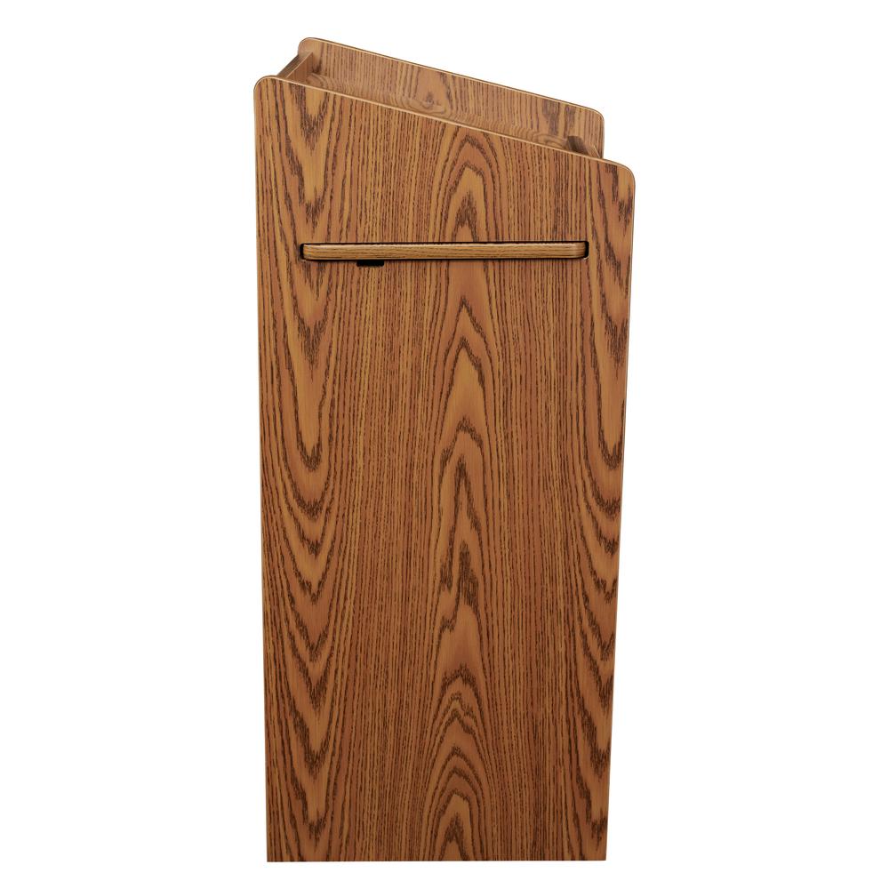 Oklahoma Sound® Aristocrat Non-Sound Lectern, Medium Oak