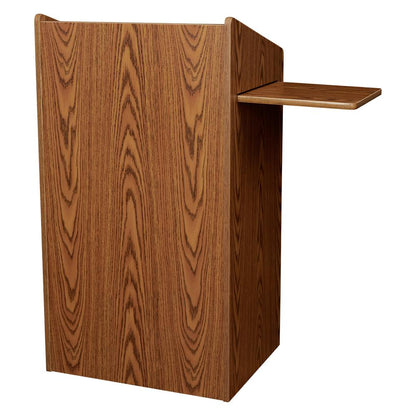 Oklahoma Sound® Aristocrat Non-Sound Lectern, Medium Oak