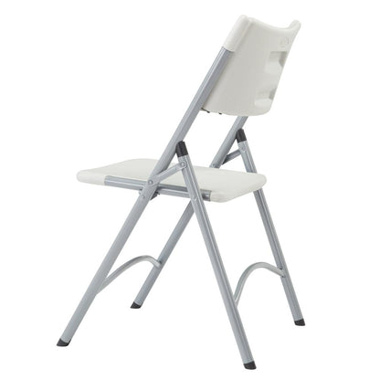 NPS® 600 Series Heavy Duty Plastic Folding Chair, Speckled Grey (Pack of 4)