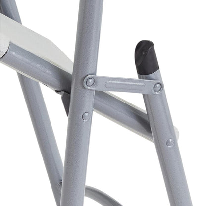 NPS® 600 Series Heavy Duty Plastic Folding Chair, Speckled Grey (Pack of 4)