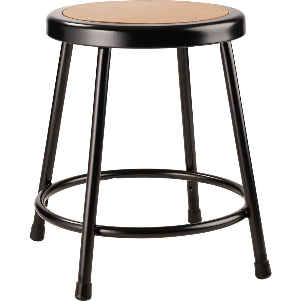 NPS® 18"Heavy Duty Steel Stool, Black