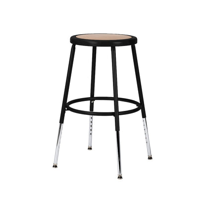 18.5 -26.5" Height Adjustable Heavy Duty Steel Stool, Black