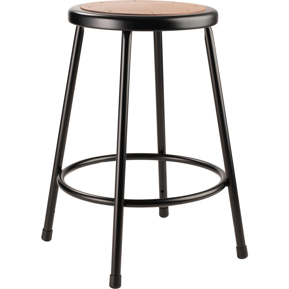 NPS® 24"Heavy Duty Steel Stool, Black
