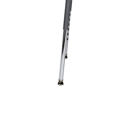 24.5 -32.5" Height Adjustable Heavy Duty Steel Stool, Grey