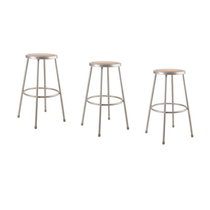 NPS® 30" Heavy Duty Steel Stool, Grey