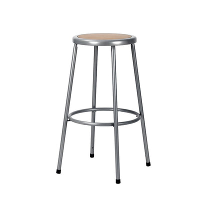 30" Heavy Duty Steel Stool, Grey