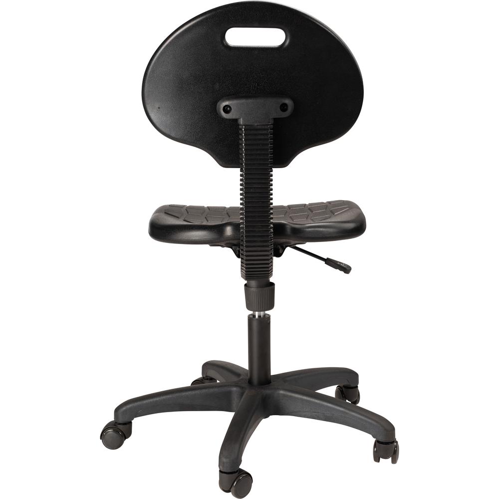NPS® Polyurethane Task Chair, 16"-21" Height, Black