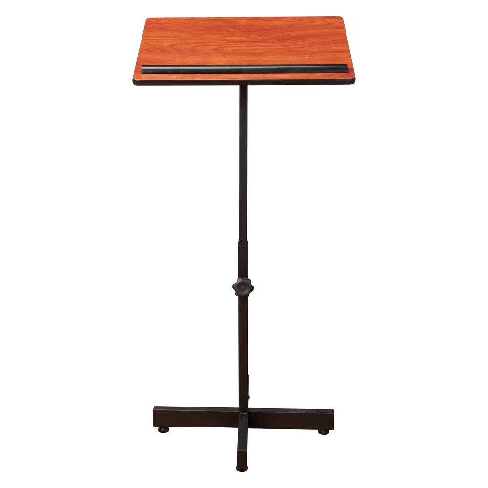 Oklahoma Sound® Portable Presentation Lectern Stand, Cherry