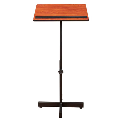 Oklahoma Sound® Portable Presentation Lectern Stand, Cherry