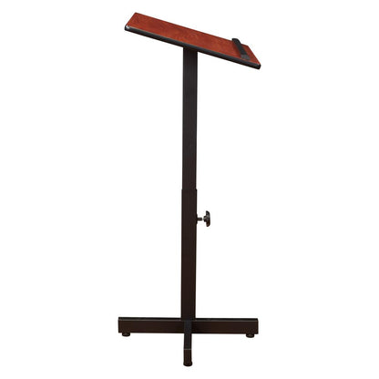 Oklahoma Sound® Portable Presentation Lectern Stand, Cherry