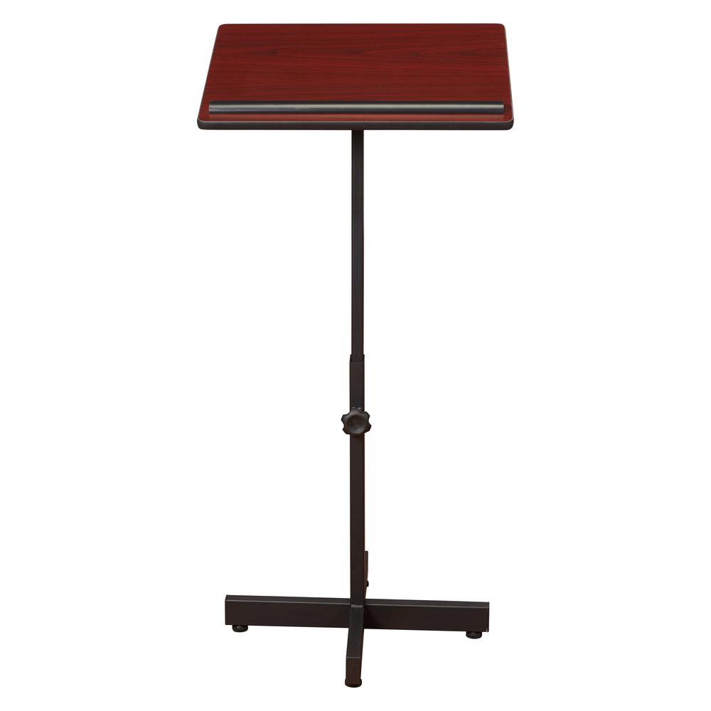 Oklahoma Sound® Portable Presentation Lectern Stand, Mahogany