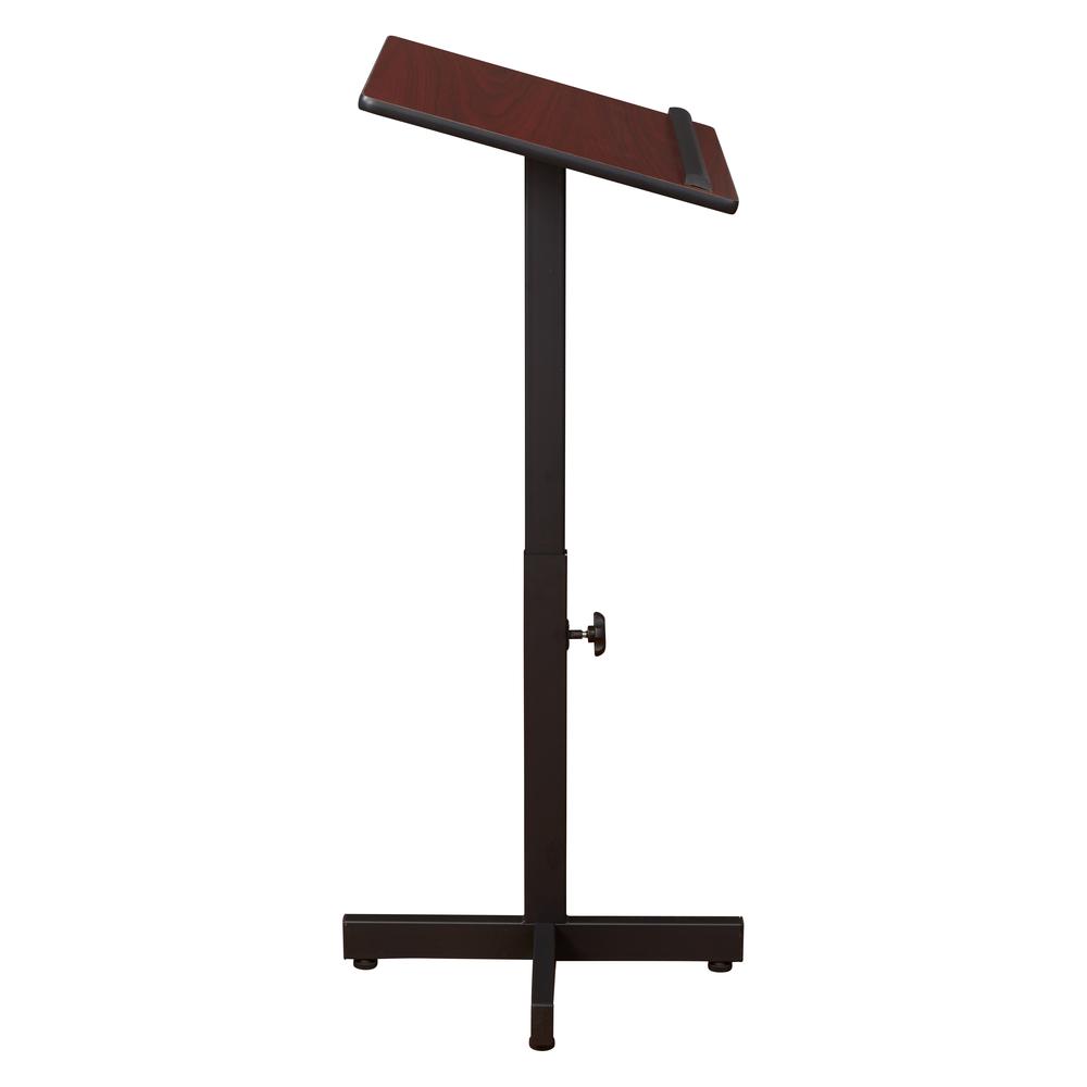Oklahoma Sound® Portable Presentation Lectern Stand, Mahogany
