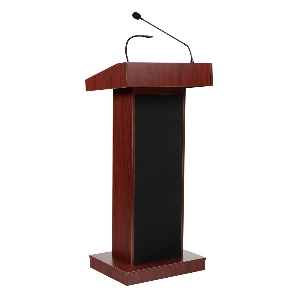 Oklahoma Sound® Orator Lectern, Mahogany