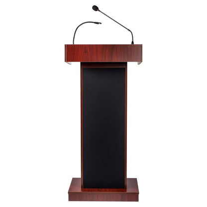 Oklahoma Sound® Orator Lectern, Mahogany