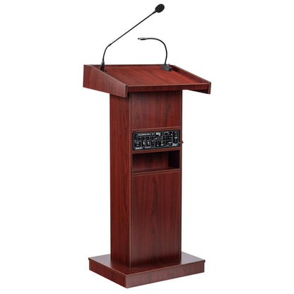 Oklahoma Sound® Orator Lectern, Mahogany