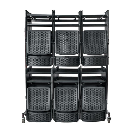 NPS® Double-Tier Hanging Chair Truck w/ High Back Chair Extension Bar