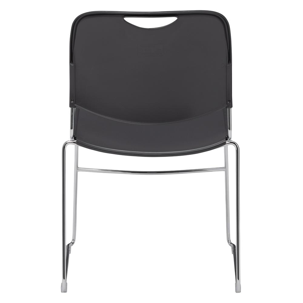 NPS® 8500 Series Ultra-Compact Plastic Stack Chair, Gunmetal