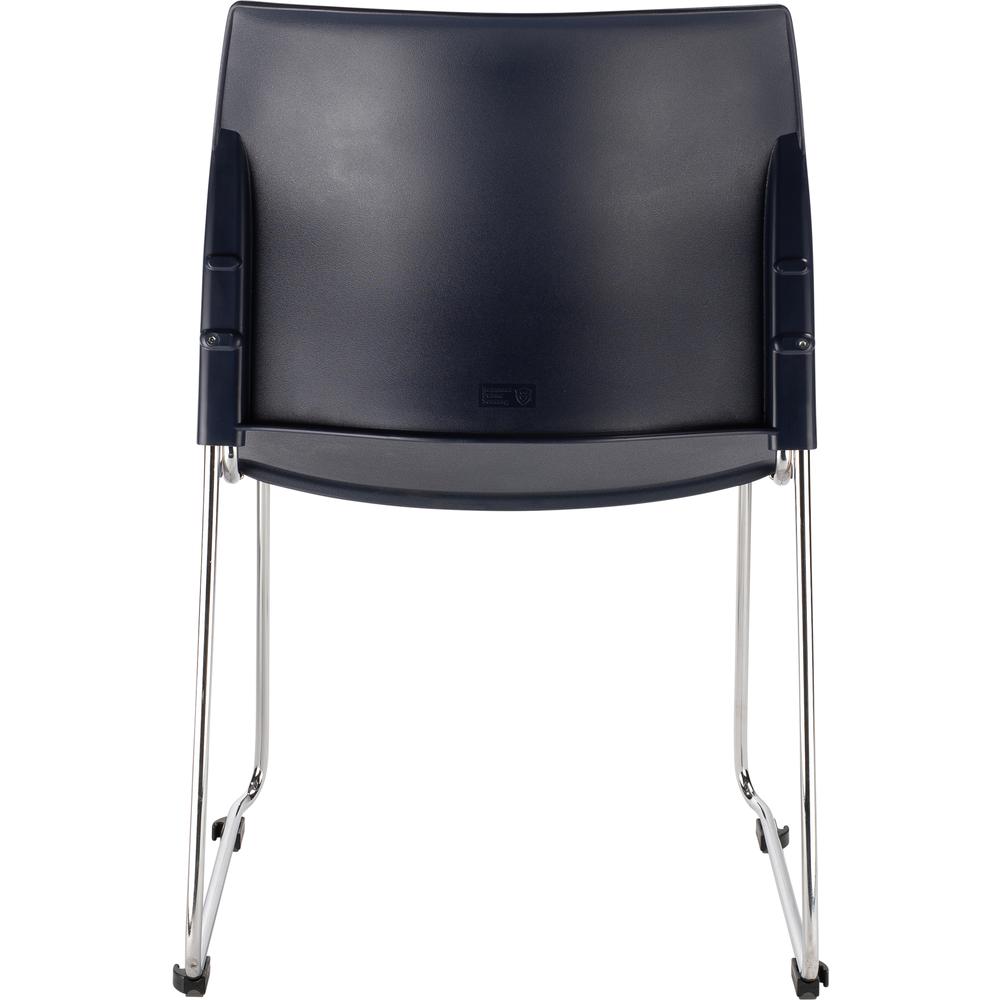 NPS® Cafetorium Plastic Stack Chair, Navy