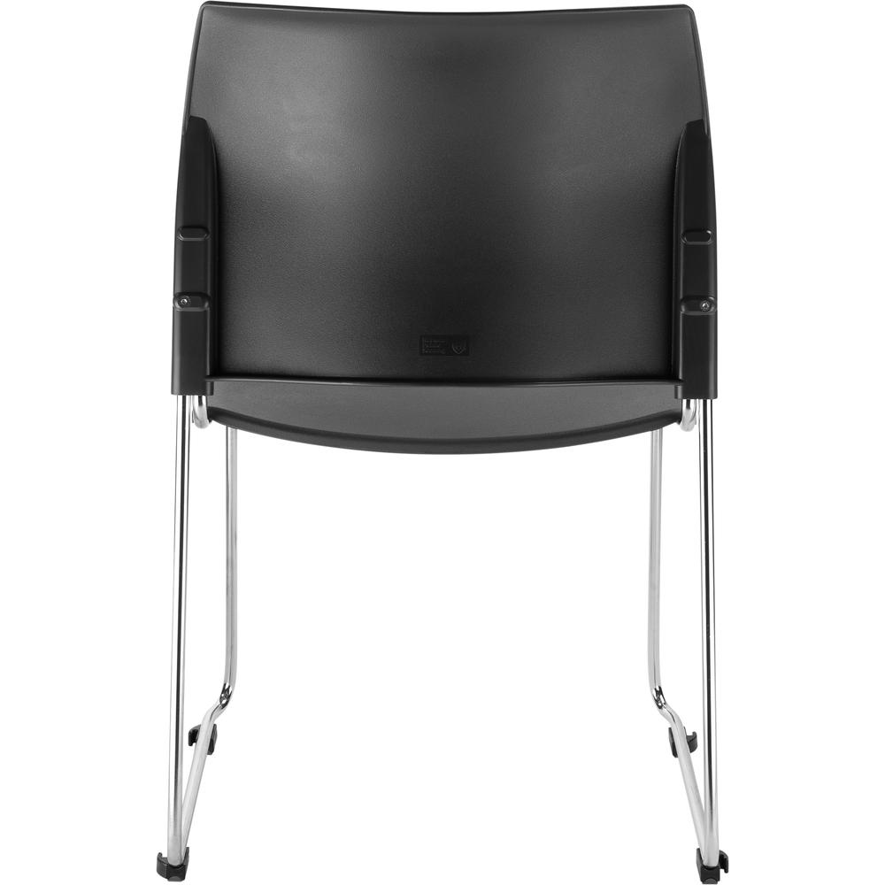 NPS® 8800 Series Cafetorium Plastic Stack Chair, Charcoal