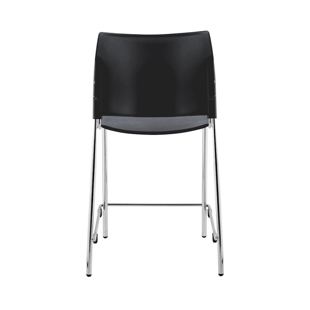 8800 Series Cafetorium Plastic Stool, Counter Height, Charcoal